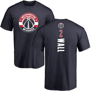 John Wall Washington Wizards Navy Backer T-Shirt