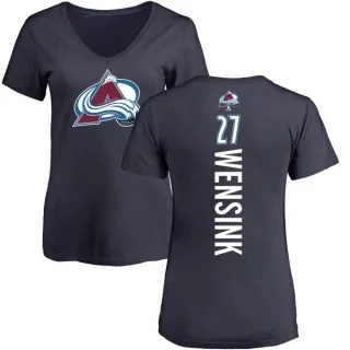 John Wensink Women's Colorado Avalanche Backer T-Shirt - Navy
