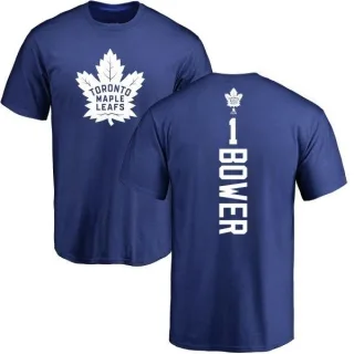 Johnny Bower Toronto Maple Leafs Backer T-Shirt - Royal