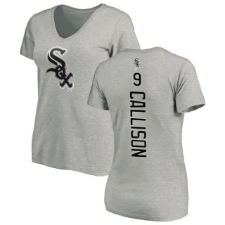 Johnny Callison Women's Chicago White Sox Backer Slim Fit T-Shirt - Ash