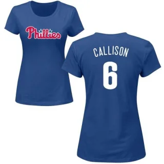 Johnny Callison Women's Philadelphia Phillies Name & Number T-Shirt - Royal