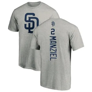 Johnny Manziel San Diego Padres Backer T-Shirt - Ash