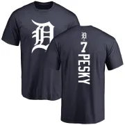 Johnny Pesky Detroit Tigers Backer T-Shirt - Navy