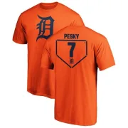 Johnny Pesky Detroit Tigers RBI T-Shirt - Orange