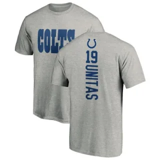 Johnny Unitas Indianapolis Colts Backer T-Shirt - Ash