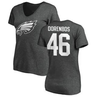 Jon Dorenbos Women's Philadelphia Eagles One Color T-Shirt - Ash