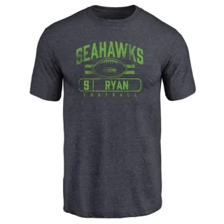 Jon Ryan Seattle Seahawks Flanker Tri-Blend T-Shirt - Navy