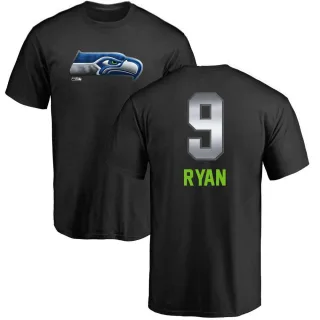 Jon Ryan Seattle Seahawks Midnight Mascot T-Shirt - Black