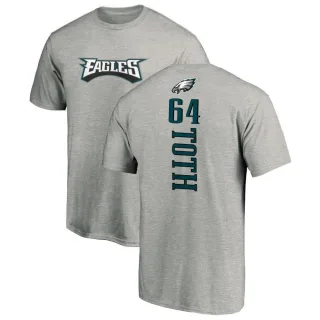 Jon Toth Philadelphia Eagles Backer T-Shirt - Ash