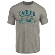 Jon Toth Philadelphia Eagles Flanker Tri-Blend T-Shirt - Gray