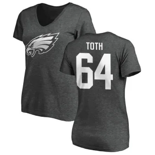 Jon Toth Women's Philadelphia Eagles One Color T-Shirt - Ash