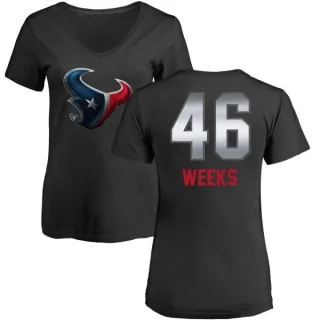 Jon Weeks Women's Houston Texans Midnight Mascot T-Shirt - Black