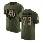 Jonah Williams Cincinnati Bengals Olive Salute to Service Legend T-Shirt