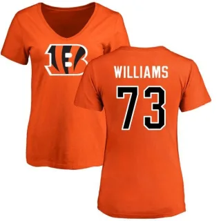 Jonah Williams Women's Cincinnati Bengals Name & Number Logo Slim Fit T-Shirt - Orange