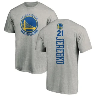 Jonas Jerebko Golden State Warriors Ash Backer T-Shirt