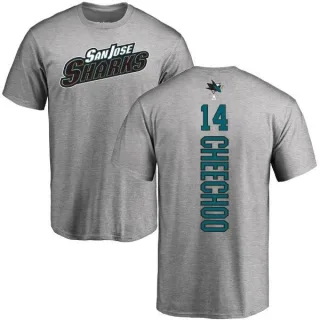 Jonathan Cheechoo San Jose Sharks Backer T-Shirt - Ash