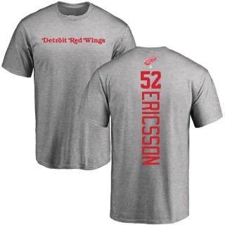 Jonathan Ericsson Detroit Red Wings Backer T-Shirt - Ash