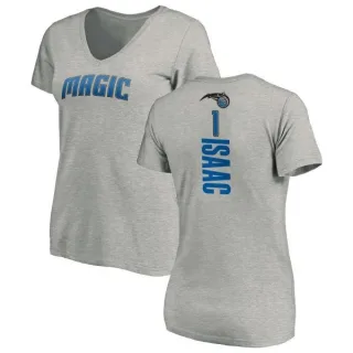 Jonathan Isaac Women's Orlando Magic Ash Backer T-Shirt