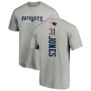 Jonathan Jones New England Patriots Backer T-Shirt - Ash