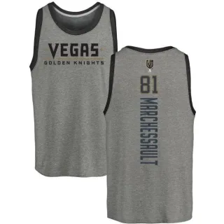 Jonathan Marchessault Vegas Golden Knights Backer Tri-Blend Tank - Heathered Gray