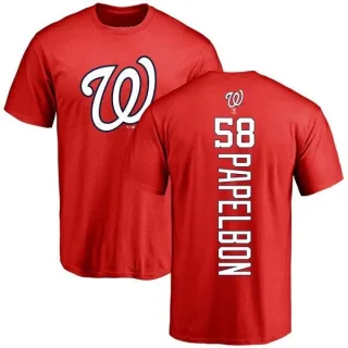 Jonathan Papelbon Washington Nationals Backer T-Shirt - Red