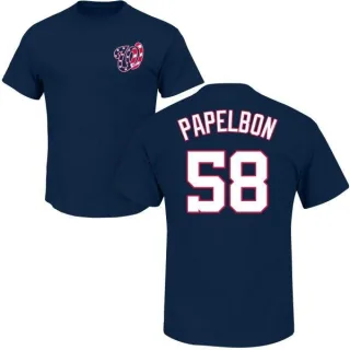 Jonathan Papelbon Washington Nationals Name & Number T-Shirt - Navy