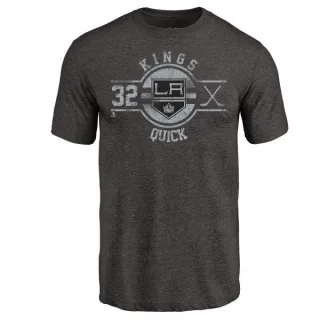 Jonathan Quick Los Angeles Kings Insignia Tri-Blend T-Shirt - Black