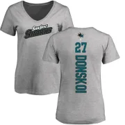 Joonas Donskoi Women's San Jose Sharks Backer T-Shirt - Ash