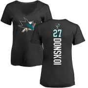 Joonas Donskoi Women's San Jose Sharks Backer T-Shirt - Black