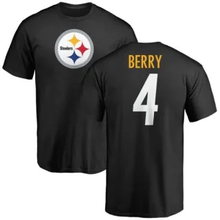 Jordan Berry Pittsburgh Steelers Name & Number Logo T-Shirt - Black