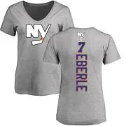 Jordan Eberle Women's New York Islanders Backer T-Shirt - Ash