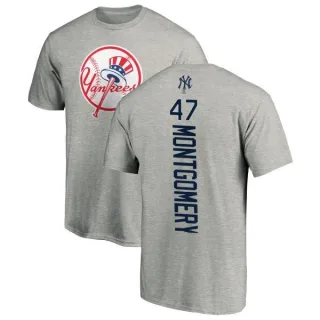 Jordan Montgomery New York Yankees Backer T-Shirt - Ash