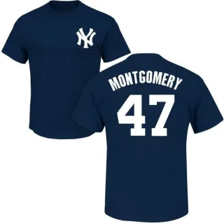 Jordan Montgomery New York Yankees Name & Number T-Shirt - Navy