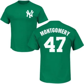 Jordan Montgomery New York Yankees St. Patrick's Day Name & Number T-Shirt - Green