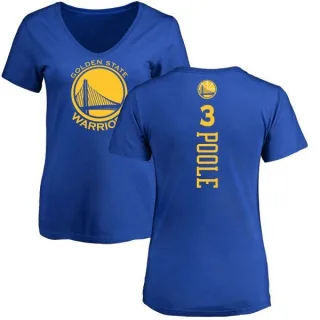 Jordan Poole Women's Golden State Warriors Royal Backer T-Shirt