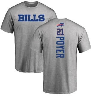 Jordan Poyer Buffalo Bills Backer T-Shirt - Ash