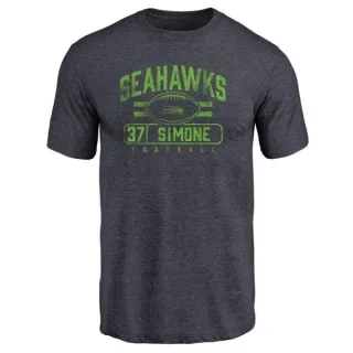 Jordan Simone Seattle Seahawks Flanker Tri-Blend T-Shirt - Navy