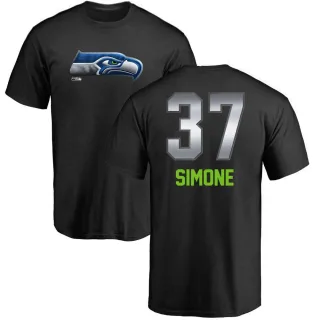 Jordan Simone Seattle Seahawks Midnight Mascot T-Shirt - Black