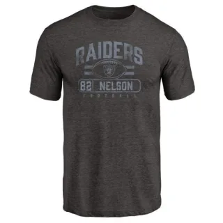 Jordy Nelson Oakland Raiders Flanker Tri-Blend T-Shirt - Black