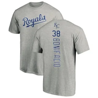 Jorge Bonifacio Kansas City Royals Backer T-Shirt - Ash