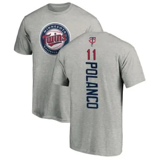 Jorge Polanco Minnesota Twins Backer T-Shirt - Ash