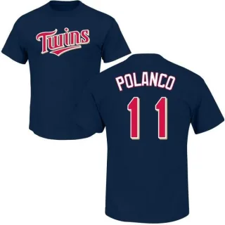Jorge Polanco Minnesota Twins Name & Number T-Shirt - Navy