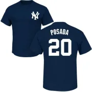 Jorge Posada New York Yankees Name & Number T-Shirt - Navy