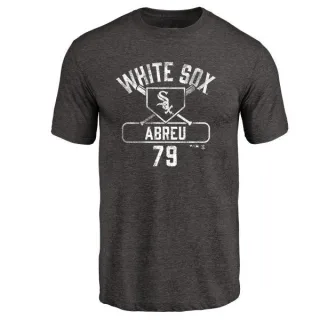 Jose Abreu Chicago White Sox Base Runner Tri-Blend T-Shirt - Black