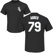 Jose Abreu Chicago White Sox Name & Number T-Shirt - Black