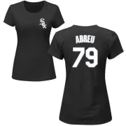 Jose Abreu Women's Chicago White Sox Name & Number T-Shirt - Black