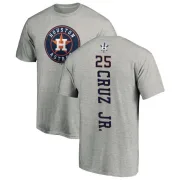 Jose Cruz Jr. Houston Astros Backer T-Shirt - Ash