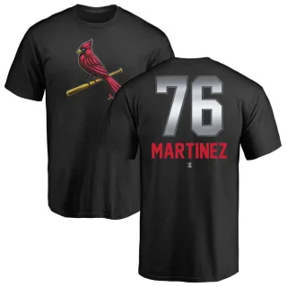 Jose Martinez St. Louis Cardinals Midnight Mascot T-Shirt - Black