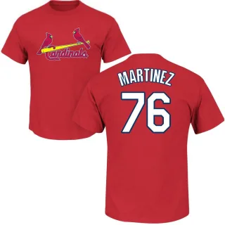 Jose Martinez St. Louis Cardinals Name & Number T-Shirt - Red