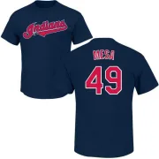 Jose Mesa Cleveland Indians Name & Number T-Shirt - Navy